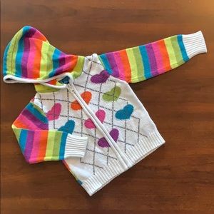 Children’s Place zip-up sweater, size 3T